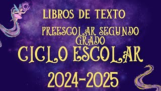 Libros de texto preescolar segundo grado 24 25 [upl. by Anuahsed]