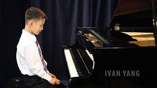 Kuhlau Piano Sonatina Op 20 No1 Movement III by Queens New York Music School Student Ivan 7 [upl. by Ellitnahc994]