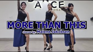 MORE THAN THIS choreo by Malene Jakobsen  Demo  Fairy Line Dance [upl. by Gerrilee75]