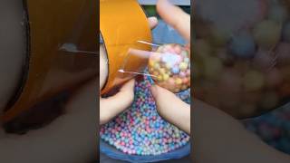 Pompom orange tape Ball music bollywood newsong shortsviral diy nanocraft [upl. by Anidam848]