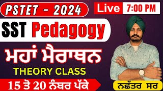 SST PEDAGOGY  ਮਹਾਂ ਮੈਰਾਥਨ  THEORY CLASS  ALL TOPIC COMPLETE IN ONE CLASS  BY NACHHATAR SIR [upl. by Qerat855]