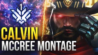 Calvin  INSANE McCree Montage  Rank 1 McCree GOD  Overwatch Montage [upl. by Kerrill549]