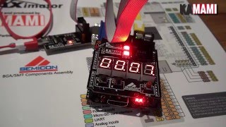 MAXimator Altera MAX10 FPGA example project pomodoro timer VHDL [upl. by Ahtelra]