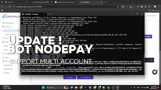 BOT NODEPAY SUPPORT MULTI ACCOUNT  UPDATE NEW BOT  NODEPAY [upl. by Adnael841]