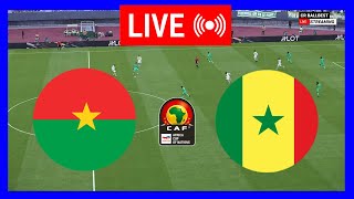 🔴En Direct  Burkina Faso vs Senegal  Qualifications pour la Coupe dAfrique des Nations [upl. by Eceinehs742]