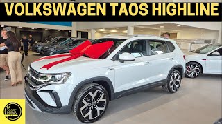 Volkswagen Taos Highline Interior e Exterior [upl. by Tillinger]