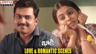 Karthi amp Rakul Preet Love amp Romantic Scenes  Khakee Movie  Karthi Rakul Preet  HVinoth [upl. by Ten677]