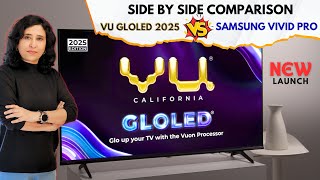 New VUGloLED 2025 TV Indepth Review  Samsung Vivid Pro vs Vu GloLED 2025 [upl. by Erreipnaej]