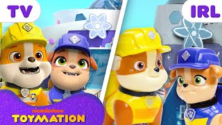 Rubble amp Crew Toys Build a Science Center 🛠️  Toymation [upl. by Yerot]