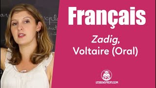 Zadig Voltaire  préparation à loral  Français  1re  Les Bons Profs [upl. by Sheeb889]