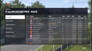 F12020 Monza Gasly win recreation [upl. by Arther]