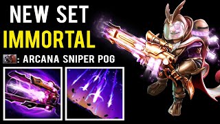 LASER GUN IS HERE Most Epic Immortal Set Diretide Sniper Only 100 Set Opened Best Effects Dota 2 [upl. by Anibor]