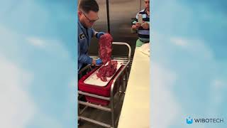 Grasselli KSL Horizontal Slicer Demo Slice Machine for Meat [upl. by Marx]