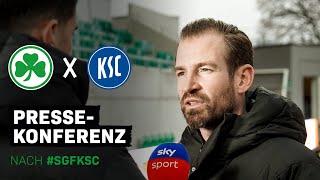 Siewert quotHaltung war permanent daquot  PK nach SGFKSC [upl. by Allenaj]