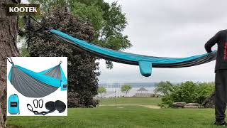 Lets Review This Kootek Camping Hammock [upl. by Pyle]