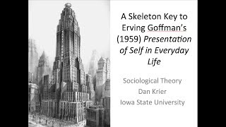 Sociological Theory Skeleton Key 3 to Goffmans Presentation of Self in Everyday Life © Dan Krier [upl. by Kwapong]