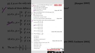 Metric Space  Objective Type Questions  CSIR NET By Ravi Yadav Sir shorts [upl. by Wickner215]