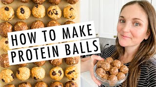 Easy No Bake Protein Balls – 4 Ways [upl. by Tadd]