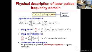 The Lecture on 2023 Nobel Prize in Physics By Dr Wang quotFrom Femtosecond to Attosecond Physicsquot [upl. by Ecart852]