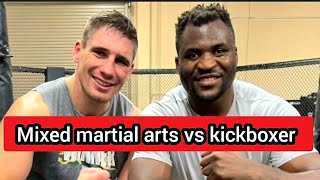 Rico Verhoeven Training with Francis Ngannou kickboxer meets mixed martial arts skills [upl. by Adnor460]