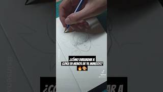 Cómo dibujar en menos de 15 minutos a Goku Ultrainstinsto 🔥 How to draw goku 🎨 gokart gokufanart [upl. by Yednil]