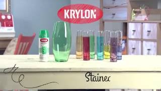 Krylon® Spray Paint  DIY Stained Glass Project HowTo [upl. by Cavit478]