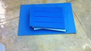 Drainboard mold inserts for integral concrete drain boards [upl. by Dippold]