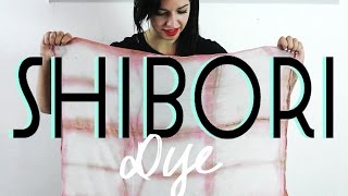 Shibori Dye  DIY [upl. by Frissell904]