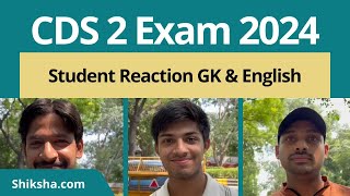 CDS 2 Exam Analysis 2024 amp Student Reaction Shift 1 [upl. by Weisbart902]