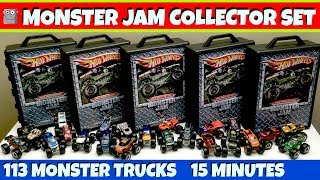 New Collectors 113 MONSTER JAM Trucks [upl. by Guinn606]