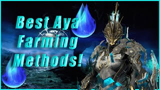 Best Ways to Farm Aya for Beginners  Warframe Jade Shadows Update [upl. by Yhtak689]