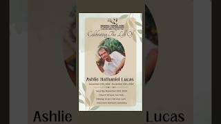 Ashlie Nathaniel Lucas  Funeral Announcement ObituariesSVG Obituaries SVG StVincent [upl. by Adnalu]