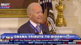 MUST WATCH Tearful EMOTIONAL Joe Biden SPEAKS After Receiving Surprise Medal of Freedom  FNN [upl. by Daza]