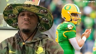 Former Oregon RB previews Penn State at Oregon drafts Alltime Oregon Offense amp MORE [upl. by Annawal668]