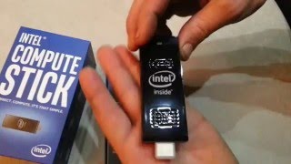 Intel Compute Stick STCK1A32WFCL unboxing [upl. by Gerg]