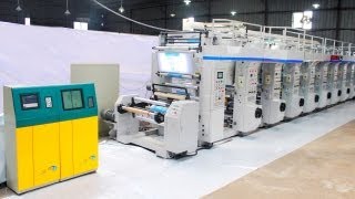 8 Color Rotogravure Printing Machine [upl. by Yntruoc]