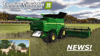 Farming Simulator 25 NEWS  Riso e Capre [upl. by Yleak]