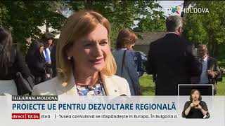 De Ziua Europei parlamentarii din țările UE au vizitat raionul Ungheni [upl. by Anaet]