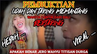 WANITA BERTARING NYATA  viral nyata real [upl. by Chil]