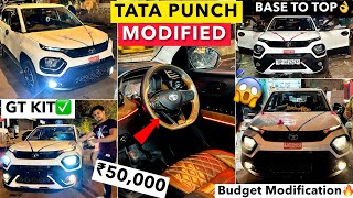 TATA Punch 2024 Modifications✅Base Model to Top इस Rate में😳NEW TATA PUNCH MODIFIED👌Pure CNG🔥 [upl. by Ingram816]