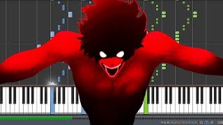 Devilman no Uta  Devilman Crybaby 2018 Theme Piano Synthesia [upl. by Sidoon]