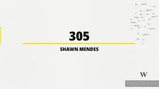 305  Shawn Mendes karaoke [upl. by Jammie]