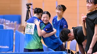 第55回全国中学校卓球大会ハイライト｜男女団体 準決勝 全中 新潟 卓球レポート [upl. by Serene105]