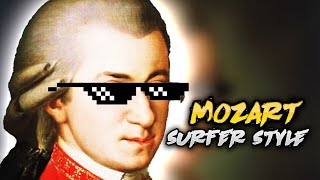 MozartSymphony No 25 1st MovementSurfer Style [upl. by Ardnauqal]