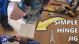 Simple 10 Minute Hinge Jig  Hang Doors Fast Easy and Professionally [upl. by Eteragram]