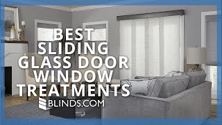 Best Sliding Glass Door Window Treatments  Blindscom [upl. by Ecnahc]