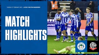 Match Highlights  Latics 1 Bolton Wanderers 0 [upl. by Adnohsad233]