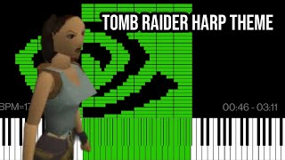 Dark MIDI  Tomb Raider Harp Theme MIDI Player Style [upl. by Nilram]