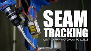 YASKAWA MOTOMAN Robotics amp ABICOR BINZEL  Seam Tracking [upl. by Ferrand]