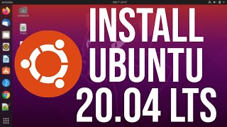 How To Install Ubuntu 2004 LTS Focal Fossa [upl. by Purington]